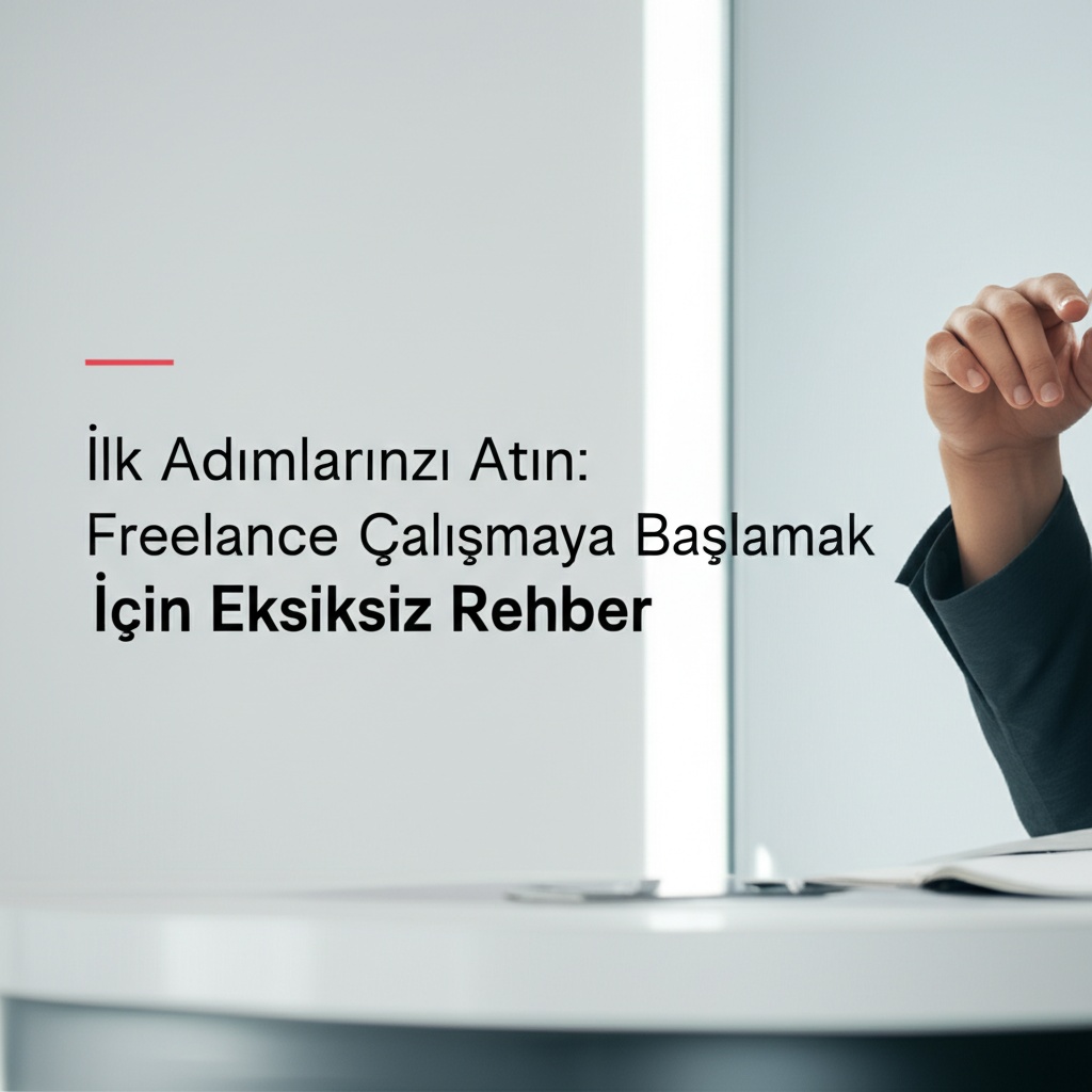 İlk Adımlarınızı Atın: Freelance Çalışmaya Başlamak İçin Eksiksiz Rehber